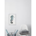thumbnail image 5 of Marmont Hill Pastel Seahorse Framed Wall Art, 5 of 6