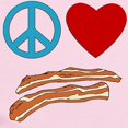 thumbnail image 2 of CafePress - Peace Love Bacon Symbology Infant Bodysuit - Baby Light Bodysuit, Size Newborn - 24 Months, 2 of 4
