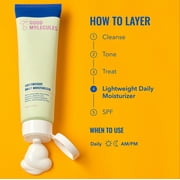 Good Molecules Lightweight Daily Moisturizer - Non-Greasy Facial Cream with Shea Butter & Hyaluronic Acid, Skincare for Face, 3.3 fl oz