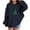 Navy, variant on Lorytime Girls Hoodies with Bows Boys Christmas Tree Sweatshirt Long Sleeve Pullover Drop Shoulder Soft Tops White