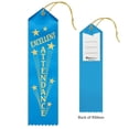 thumbnail image 2 of RibbonsNow Excellent Attendance Ribbons - 100 Island Blue Ribbons with Card & String, 2 of 2