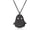 Black Fat Ghost, variant on Halloween Ghost Pendant Necklace for Women Men Fashion Lovely Gold Silver Tiny Ghost Pendant Necklace Halloween Holiday Cosplay Party Costume Charm Jewelry