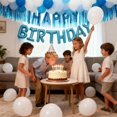 thumbnail image 4 of Guirnalda de Globos EHZCBHG 16" Feliz Cumpleaños en Foil Azul, 4 of 7