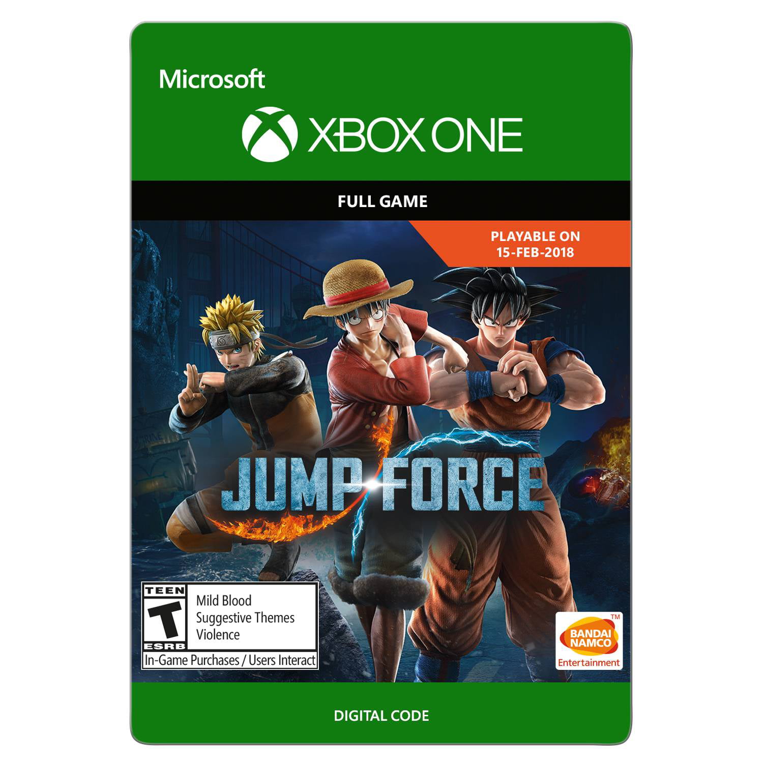 Jump Force Standard Edition Bandai Namco Xbox Digital