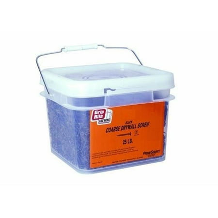 

Grip Rite Black Coarse Thread Drywall Screws with Bugle Head No.25 Bucket 2.5 in.
