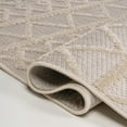 thumbnail image 6 of JONATHAN Y SOUTH BEACH 5 x 8 Area Rug, Aylan Pile Knotted Trellis Geometric - Beige, SBH104B-5, 6 of 8