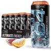 C4 Ultimate Energy Drink, Frost Bitten Citrus Flavor, Zero Sugar, Carbonated, 16 oz can (12 Pack)