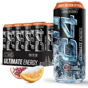 C4 Ultimate Energy Drink, Frost Bitten Citrus Flavor, Zero Sugar, Carbonated, 16 oz can (12 Pack)