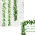 thumbnail image 4 of 6Ft Artificial Eucalyptus Garland Hanging Rattan Wedding Greenery Home Decors, 4 of 8