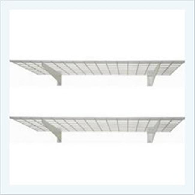 Hammertone HyLoft 00651 45-Inch by 15-Inch Steel Wall Shelf for Garage Storage 2-Pack Low-Profile Brackets 