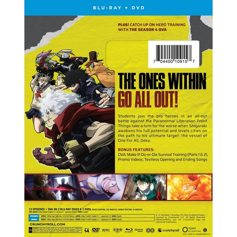 My Hero Academia: Season 1 and 2 (Walmart Exclusive) (Blu-ray) 