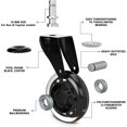 thumbnail image 3 of Rawiri Ruedas Silenciosas Para Sillas De Oficina, Juego De 5 Ruedas Para Sillas De Oficina, Rotación De 360 °, Ruedas Giratorias Universales De 11 Mm X 22 Mm, Resistentes A La Rodadura Y A La Abrasión, 3 of 5
