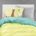 thumbnail image 2 of Carolines Treasures BB6062PILLOWCASE Easter Eggs Irish Terrier Fabric Standard Pillowcase Standard multicolor, 2 of 2
