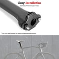 thumbnail image 5 of Xotic Tech Matte Black Carbon 340mm 0mm Offset Seatpost Compatible with Pinarello DOGMA F, 5 of 8