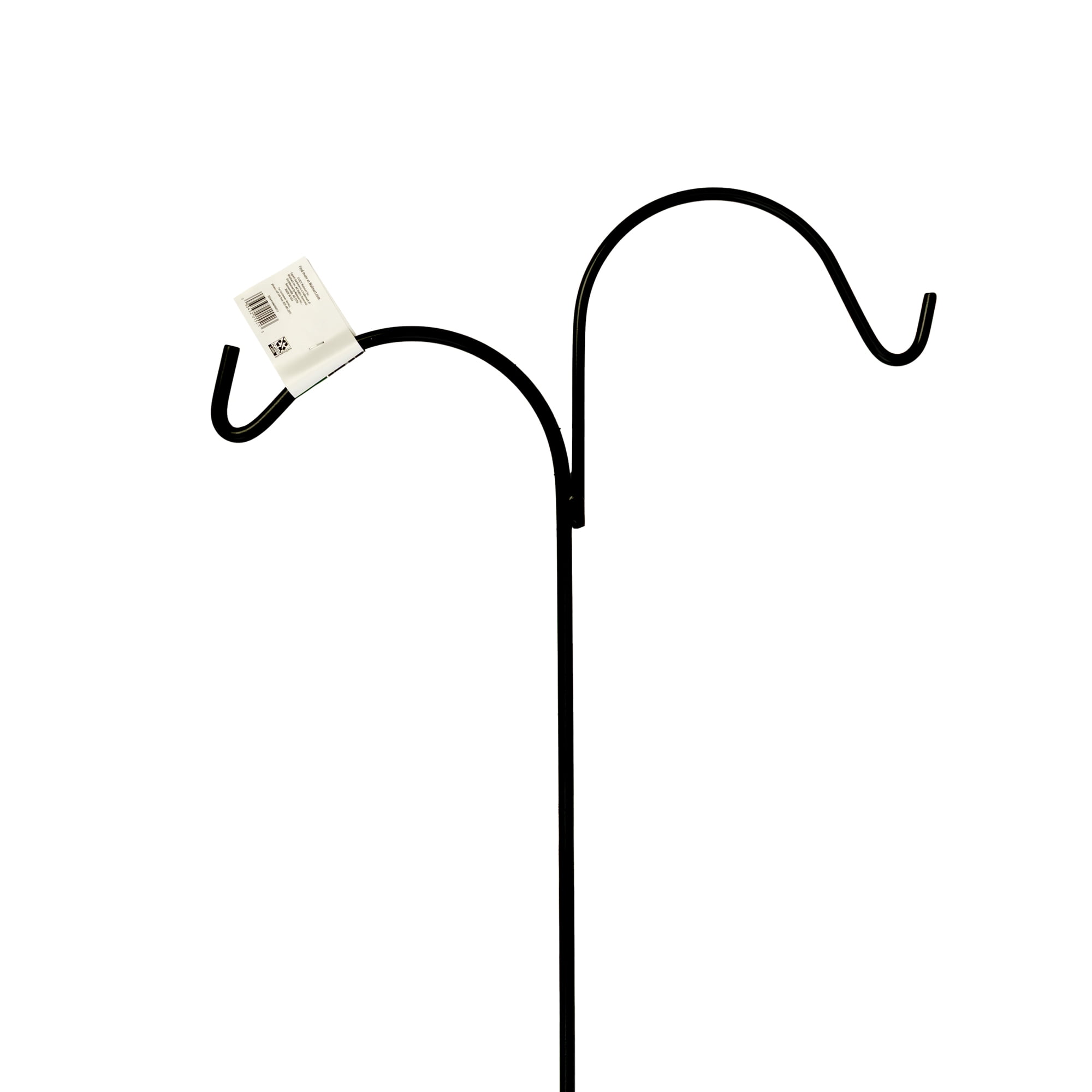 Expert Gardener 84" Black Double Offset Metal Shepherd Hook