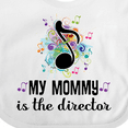 thumbnail image 4 of Inktastic Band Director Mom Boys or Girls Baby Bib, 4 of 4