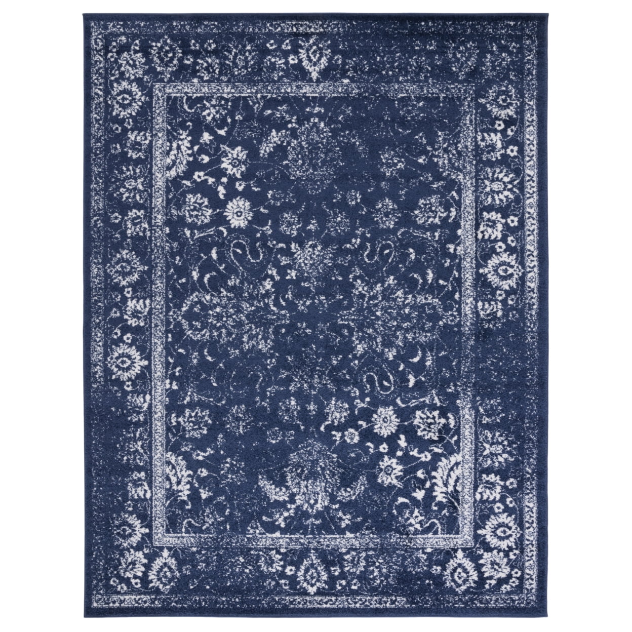 SAFAVIEH Adirondack Collection ADR109N Navy / Ivory Rug