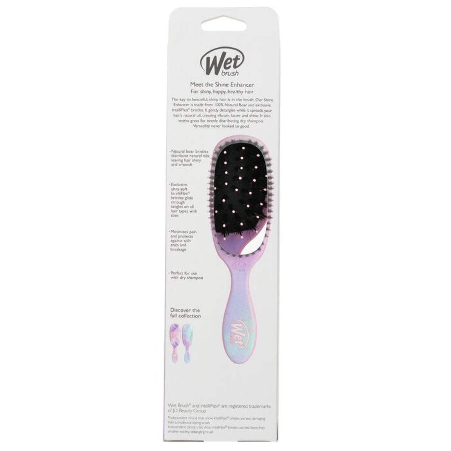 The Wet Brush Pro Shine Enhancer Maintain Brush - Color Wash Stripes