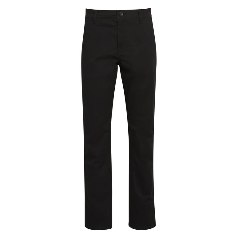 Chaps Men's & Big Men's Flannel Lined Chino Flat Front Pants Chaps Men's & Big Men's Flannel Lined Chino Flat Front Pants