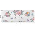 thumbnail image 7 of White Unicorn Floral Pattern Kitchen Rug Mat,Kitchen Runner Rugs Non Skid Washable,Decorative Kitchen Floor Mats for Kitchen,Sink,Laundry,17"x47.2", 7 of 7