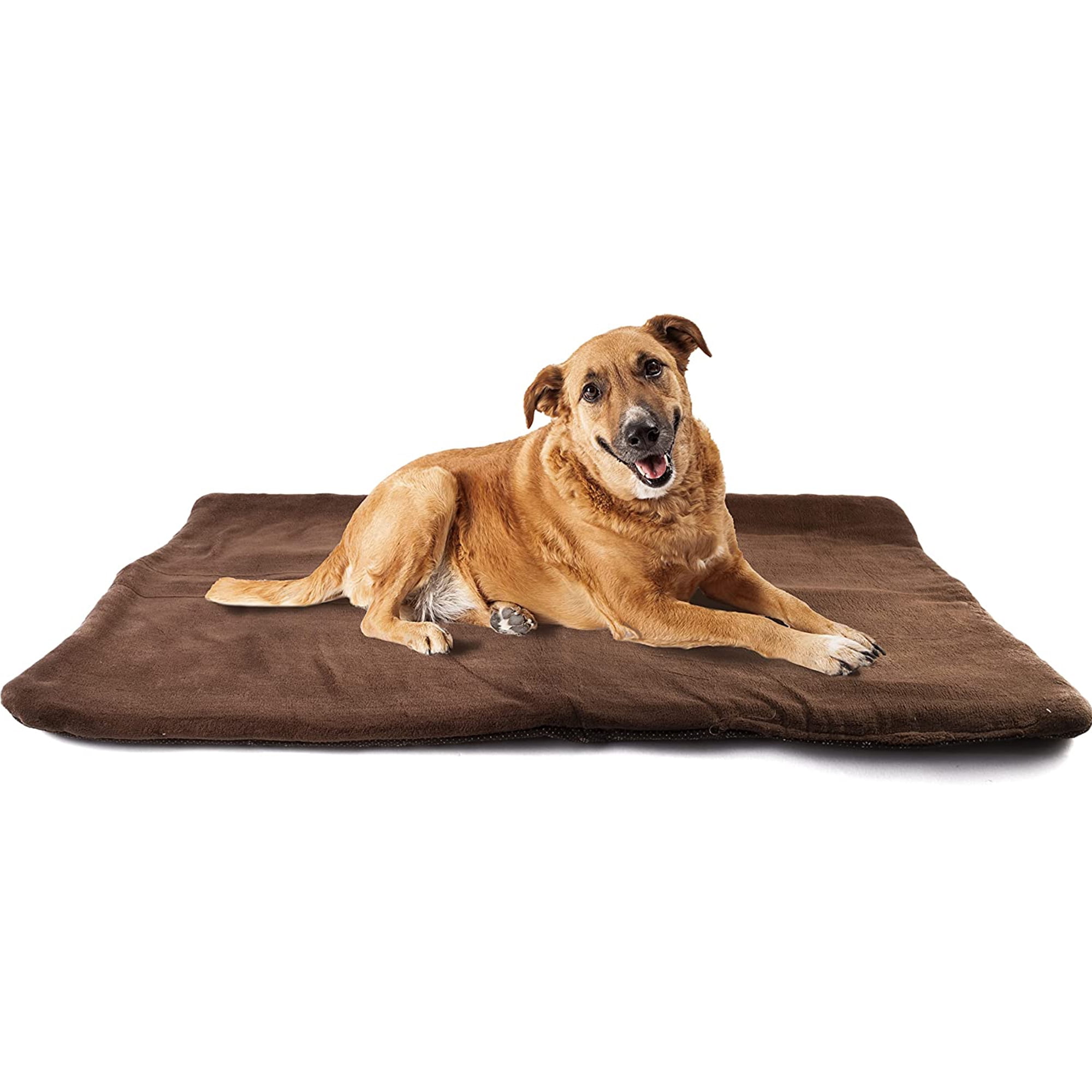 Vitazoo Dog Mat Pet Blanket Kennel Pad for Indoor and Camping Use Brown
