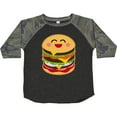 thumbnail image 3 of Inktastic Hamburger Kawaii Boys or Girls Toddler T-Shirt, 3 of 5