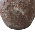thumbnail image 3 of Benzara BM26608 Hand Made Round Bowl Like Rocky Sandstone Planter, Brown - Set of 3, 3 of 5