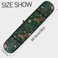 thumbnail image 3 of Yayeee Double Oven Mitt Kitchen Heat Resistant Baking 35" x7" Quilted Cotton Glove, Tiger and Peacock Pattern, 3 of 6