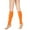 Orange, variant on Luxalzxs Leg Warmers for Women Girls 80s Ribbed Leg Warmer for Neon Party Knitted Fall Winter Yoga Sports Socks