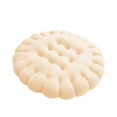 thumbnail image 2 of Cojín de forma de galleta cómodo cojín de piso suave para barra de balcón de dormitorio Beige, 2 of 8