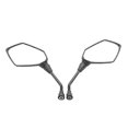 thumbnail image 1 of Universal 2pcs Motorcycle Big Size Rear View Mirror Black Motorcycle Motorbike Chrome Scooter Rearv, 1 of 5