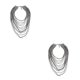 thumbnail image 3 of Qarigey Gargantilla de cadena de Metal de lujo, Maxi collar étnico, moda larga multicapa, joyería para banquete, fiesta de baile de boda Negro 2Conjunto, 3 of 6