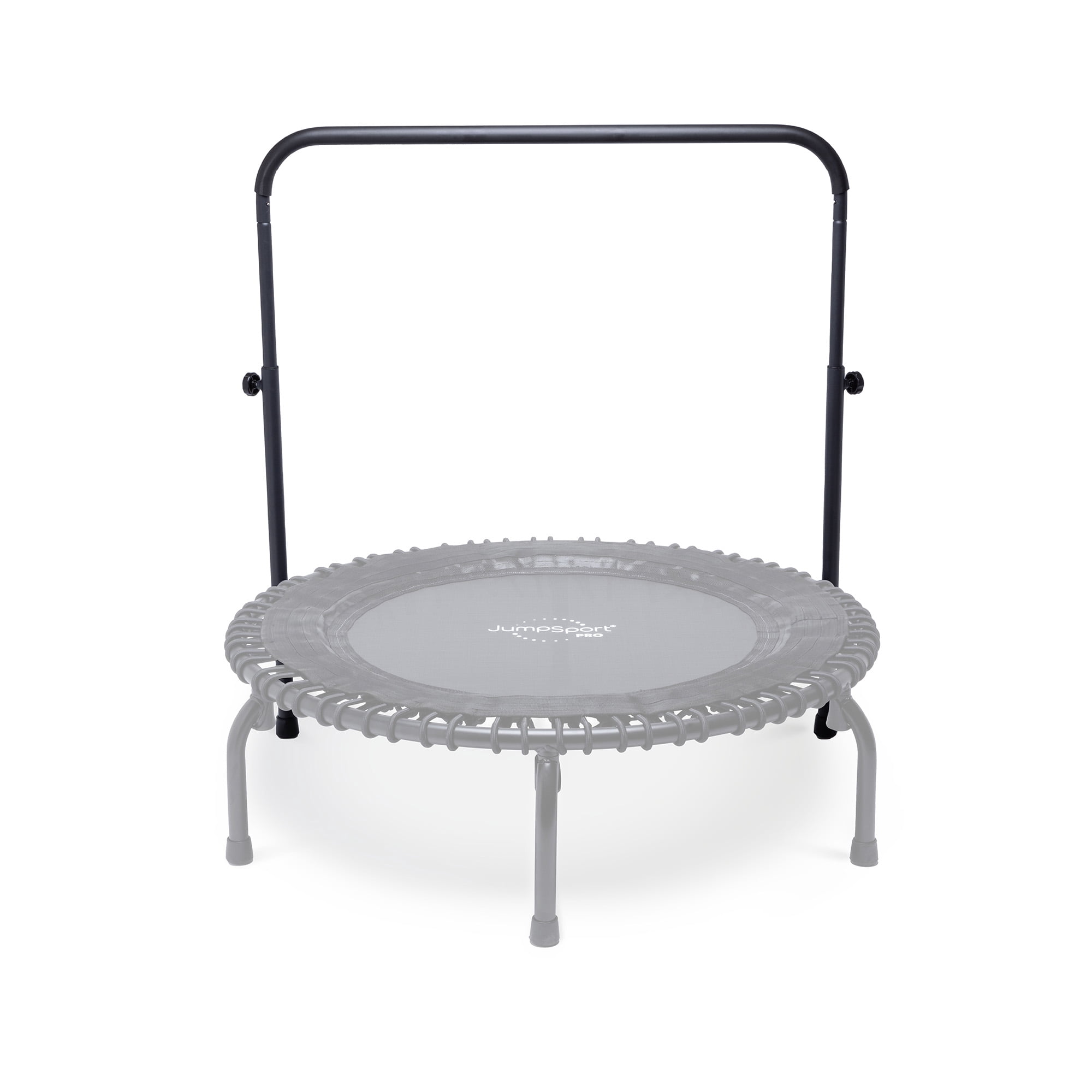 JumpSport Arched Leg Fitness Trampolines with Handle Bar Accessory, 44"