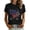 Black-3, variant on WJJIAO 250 Years American Flag Shirt for Women 250th Anniversary USA T Shirt 4th of July Independence Day Freedom Shirts Tops