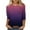 Purple, variant on Womens Ombre Long Sleeve Crewneck Pullover Casual Comfy Cotton Spring Fall Shirts Blouse Classic Fit Tops Purple XXL