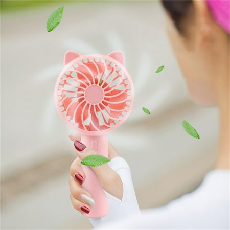 

Mini Handheld Fan with Adjustable Head Portable Fan USB Rechargeable for Outdoor