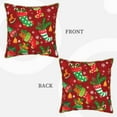 thumbnail image 3 of Kll X-Mas And New Year Decorative Throw Pillow Covers Velvet Soft For Couch Sofa Bedroom Living Room Outdoor -20"X20", 3 of 8