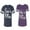 Men Navy / Women Purple, variant on He She Is Mine Matching Couple Cotton Jerseys (Men Navy / Women Black) (Men S / Women S)