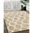 thumbnail image 2 of Ahgly Company Indoor Rectangle Contemporary Wheat Beige Trellis Area Rugs, 2' x 4', 2 of 6