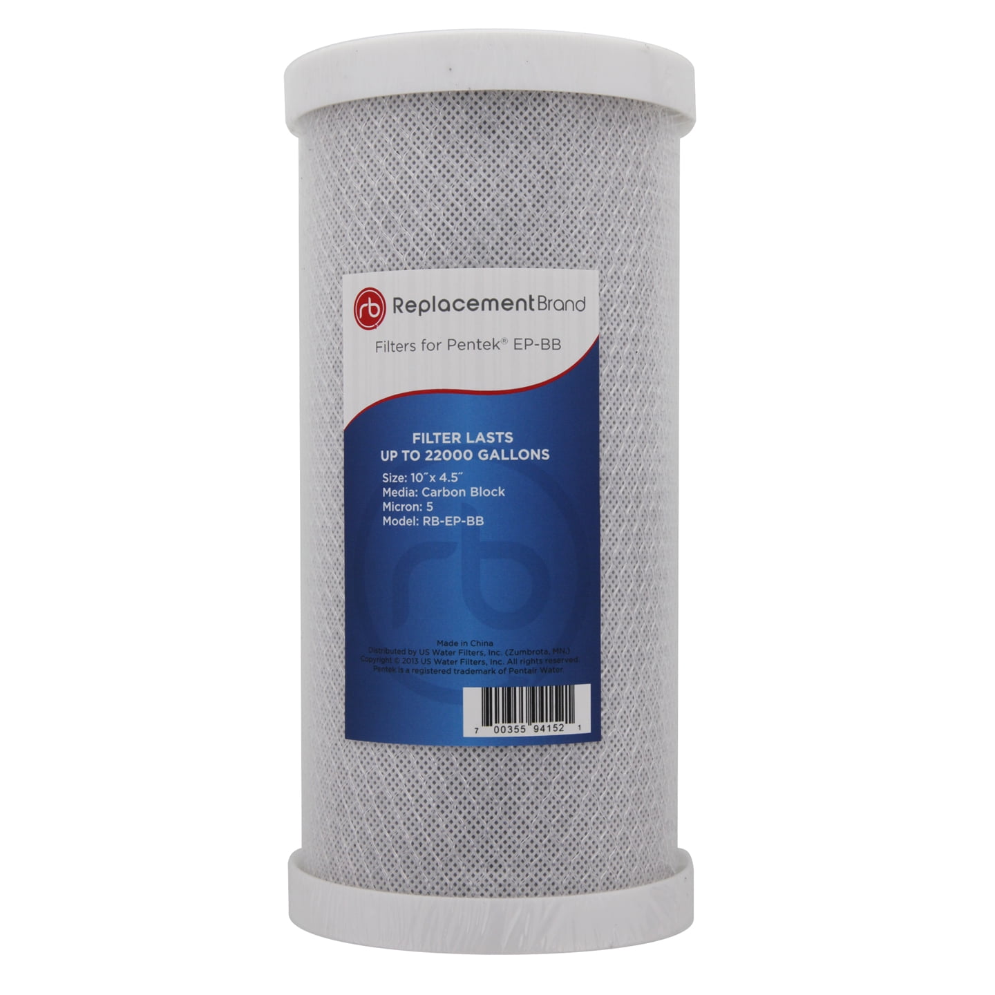 ReplacementBrand Compatible For EP BB 10 X 4 5 Inch 5 Micron Whole