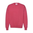 thumbnail image 2 of Champion B00684704 Mens Garment-Dyed Crewneck Sweatshirt, Crimson - Medium, 2 of 3