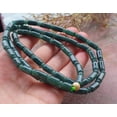 thumbnail image 3 of Certified Green Burma Natural A JADE Jadeite bead Beads Circle Bamboo Necklace 24 inches 654609 TN, 3 of 11