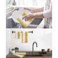 thumbnail image 5 of Yellow Ombre Kitchen Dish Towels for Drying Dishes Set of 3, Farmhouse Modern Abstract Art Waffle Weave Microfiber Hand Tea Bathroom Towels Quick Dry & Absorbent Towel 15.7x23.6, 5 of 7