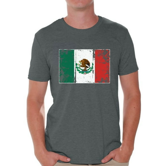 Awkward Styles Mexico Flag Shirt for Men Mexican Soccer 2018 Tshirt Gifts from Mexico Flag of Mexico Mexican Men Mexico Shirts for Men Mexico 2018 Tshirt Mexican Gifts for Him Mexican Flag Tshirt