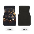 thumbnail image 2 of Zufioo Casino Cards Poker Print Car Floor Mats Four-piece Set, Car Interior Accessories - Corrosion-resistant, Non-Slip, Suitable for Cars, Trucks, Vans, 2 of 7