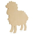 thumbnail image 3 of Wood Lamb Cutouts 12 x 11-1/2 inch, Pack of 50 Unfinished Wooden Lamb Cut Outs to Paint for Crafting and DIY Decorations, by Woodpeckers, 3 of 6