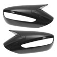 thumbnail image 1 of Reemplazo de tapa de espejo lateral izquierdo y derecho ABS negro para Hyundai Sonata 2011-2014 Ox Horn con luz de señal de giro, 1 of 7