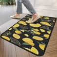 thumbnail image 4 of Yellow Lemon Fruit Slices Black Pattern Door Rugs,Washable Non Slip Door Mats Indoor,Decorative Door Mats,Entry Mat Indoor for Entrance,Bedroom,Kitchen,Bathroom,30"x17", 4 of 6
