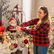 SanTek Talking Animated Santa Claus with Built in Projector & Speaker