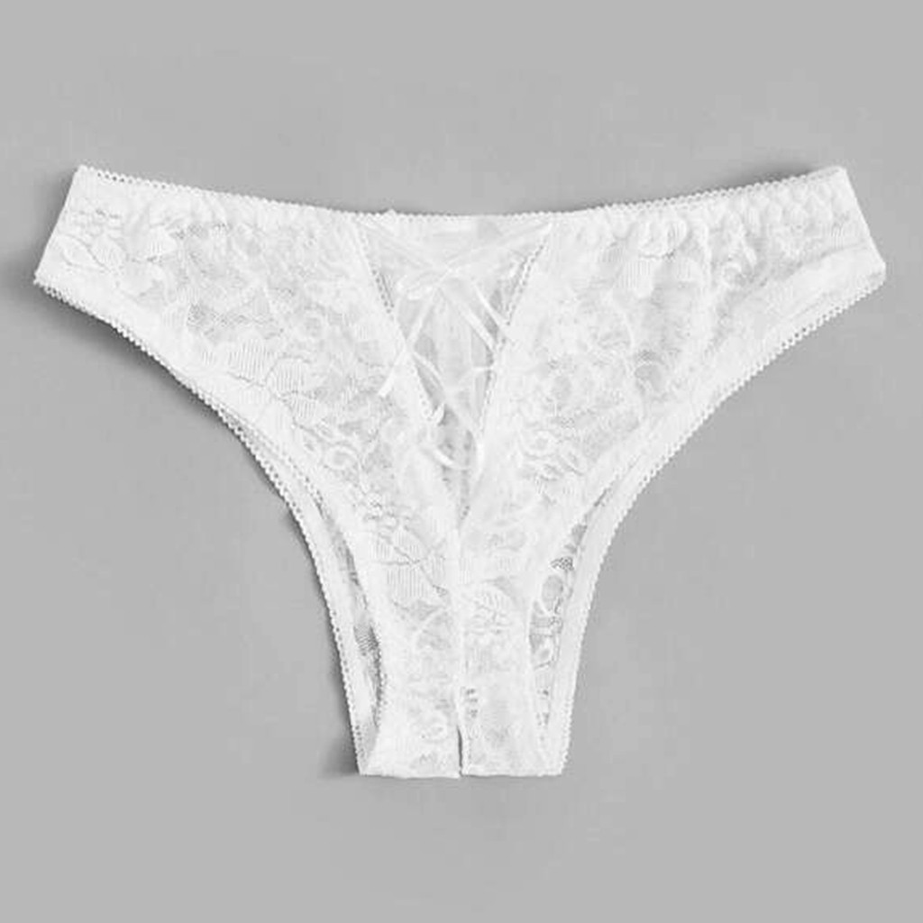 Lightning Deals AOOCHASLIY Womens Underwear Briefs 1PC Sexy Floral Lace ...